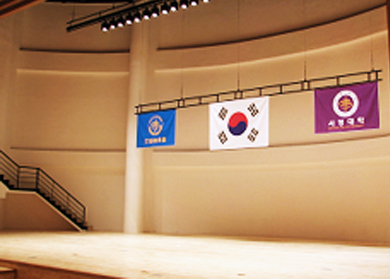 콘서트홀 무대 사진